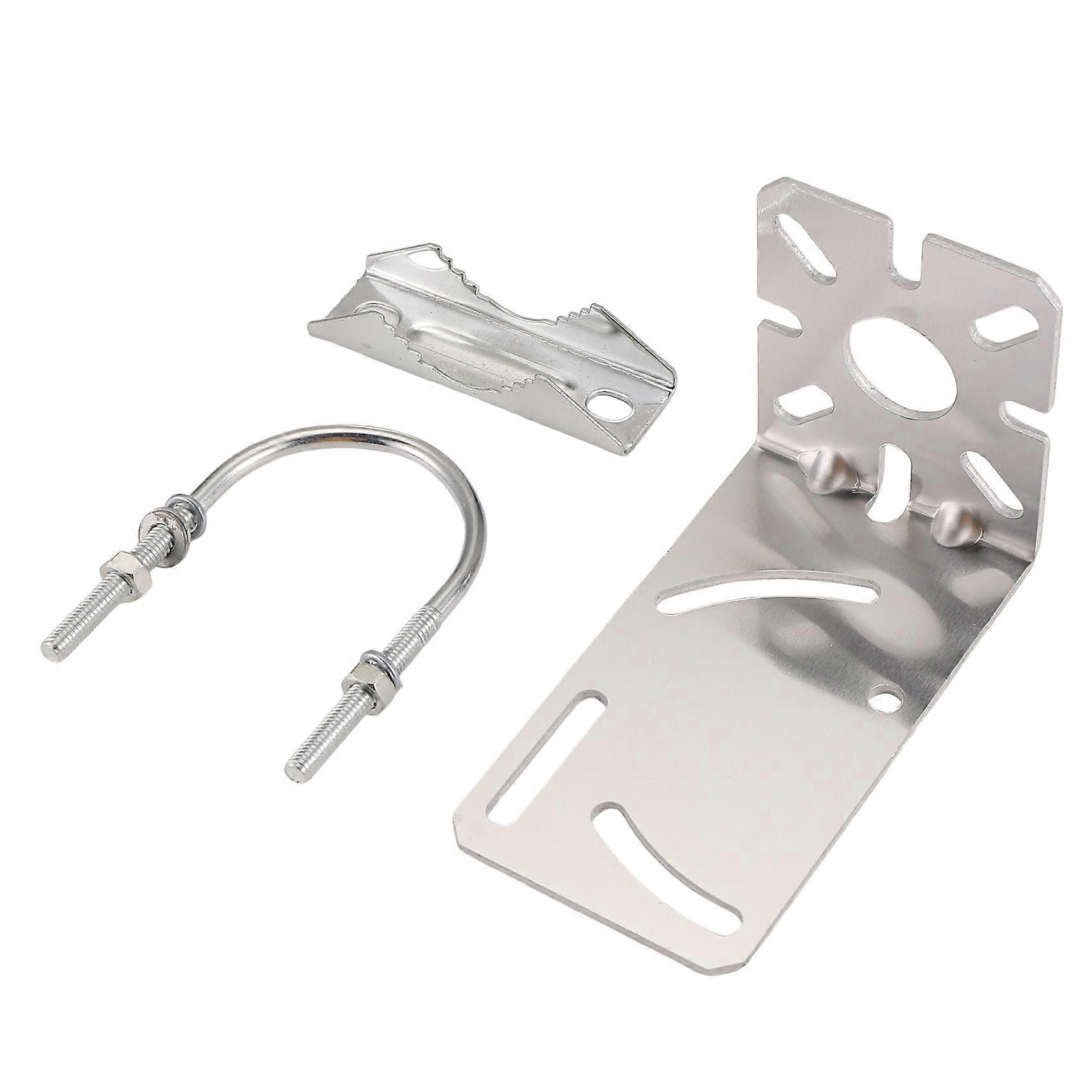 Outdoor Patch Antenna Mount L-Shaped Antenna Brackets U-Type Hoop Fixation Holding Pole Installation