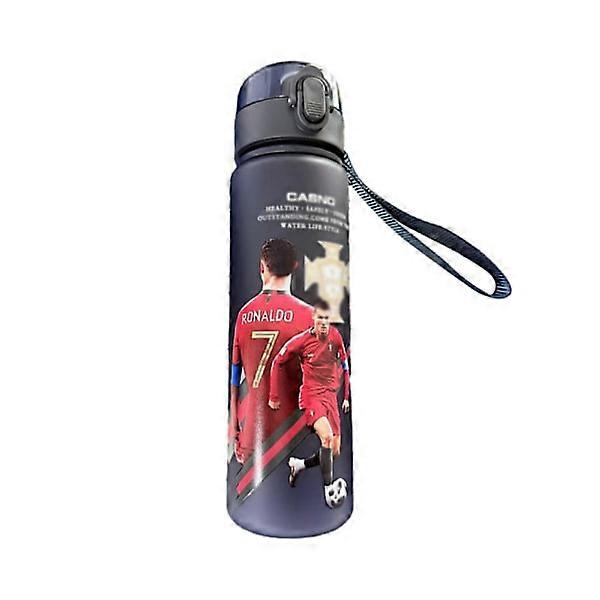 Gourde Ronaldo Premium avec shaker et blender intégré, 560 ml, sans BPA, référence V4j5 B