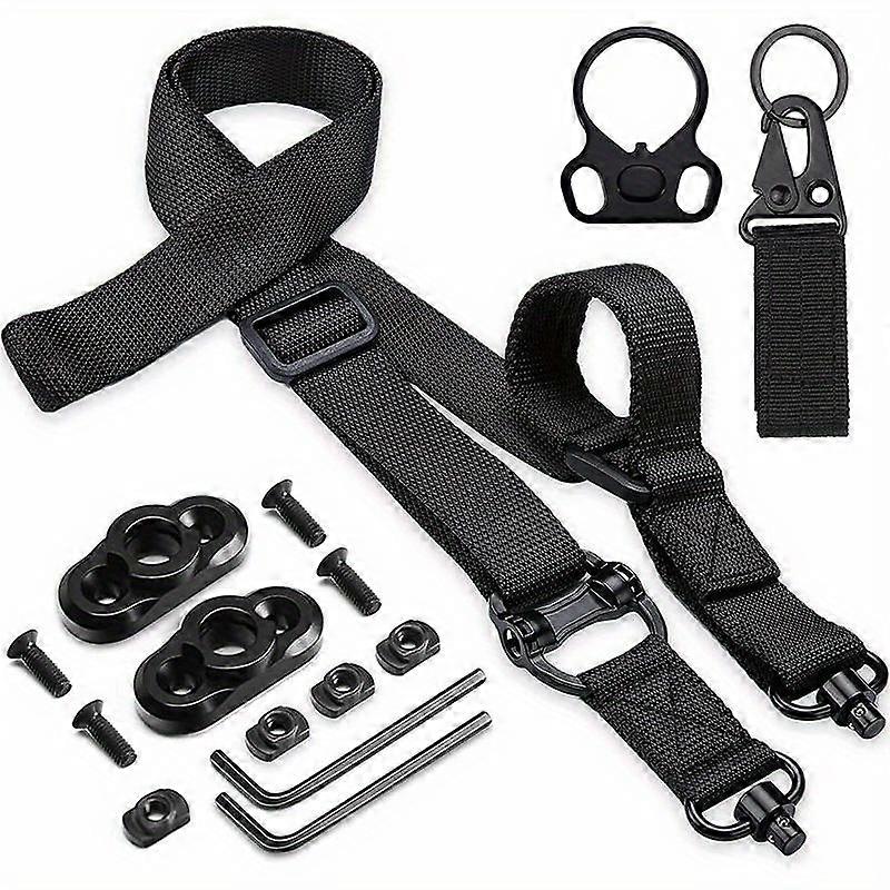 2-Point Sling Quick Adjust with Swivels, QD Sling Mount Straps with Fast Adjust Thumb Loop