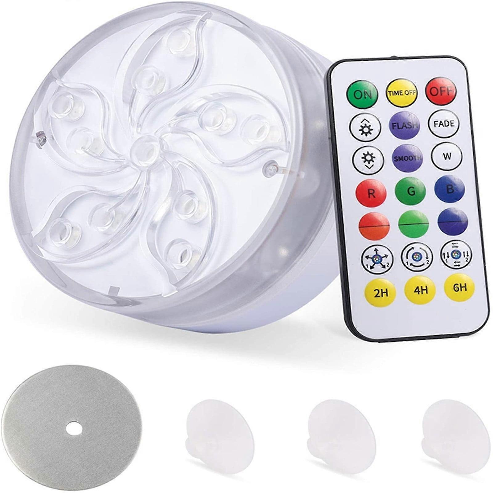 DGOO Submersible LED Floating Pool Lights with Remote Control for Inground Pools, Multicolor