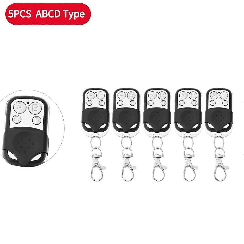 10/5pcs 433MHz Remote Control 4CH Car Key Garage Door Gate Opener Remote Control Duplicator Electronic Gate Control Duplicator