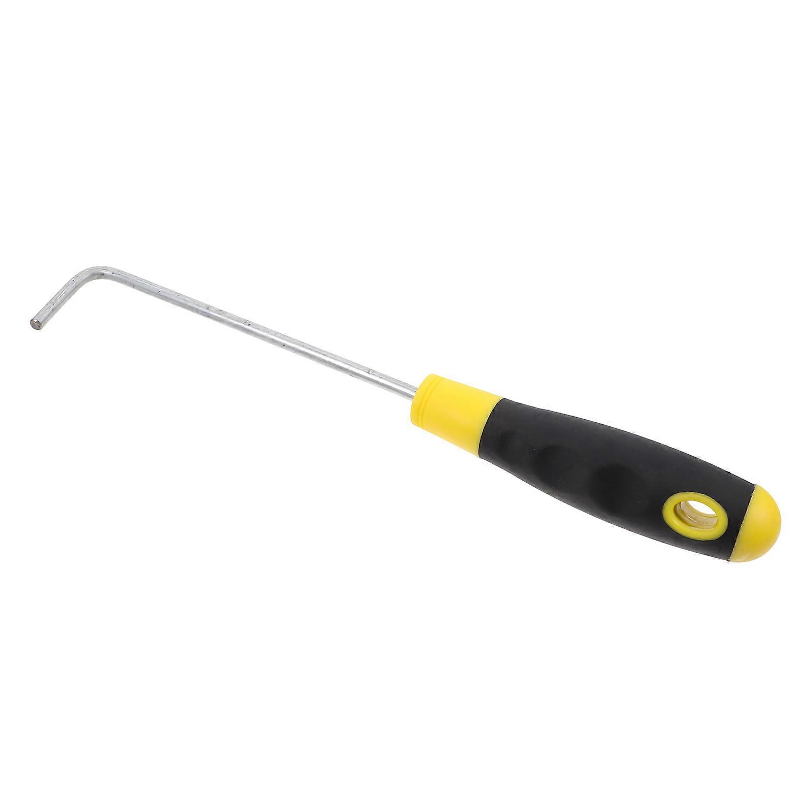 Stainless Steel Durable Hook Tool with Rubber Handle for Home Use Assorted Color