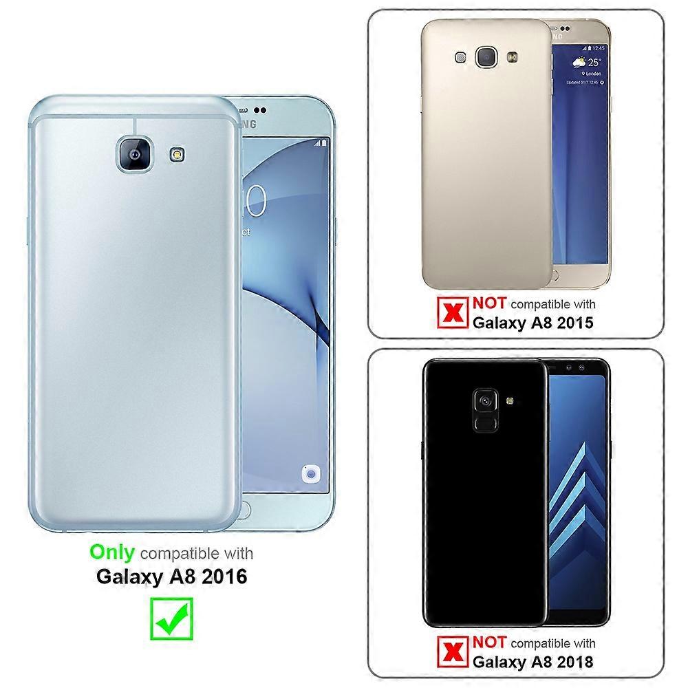 Samsung Galaxy A8 2016 Case - Protective Case with Stand Function and Card Slot