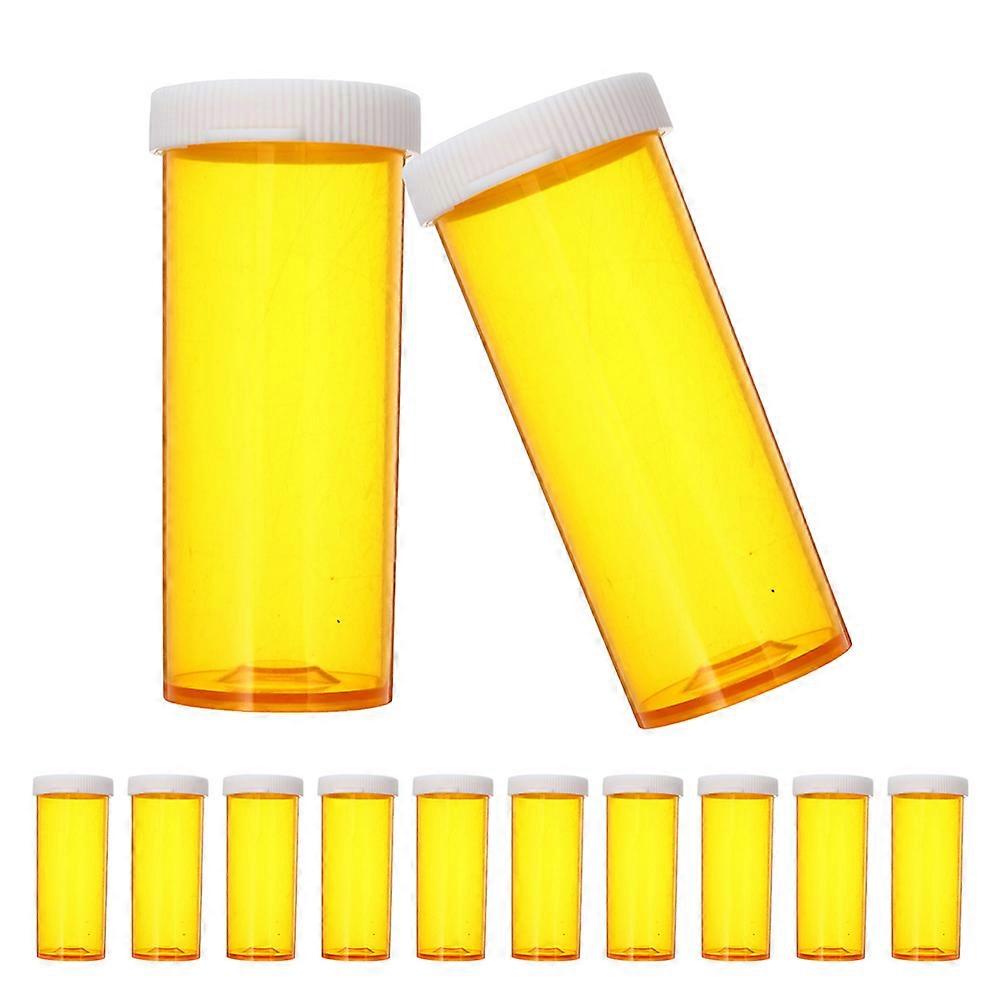 Pill Bottle Dispenser Chemical Container for Storage Use 12Pcs
