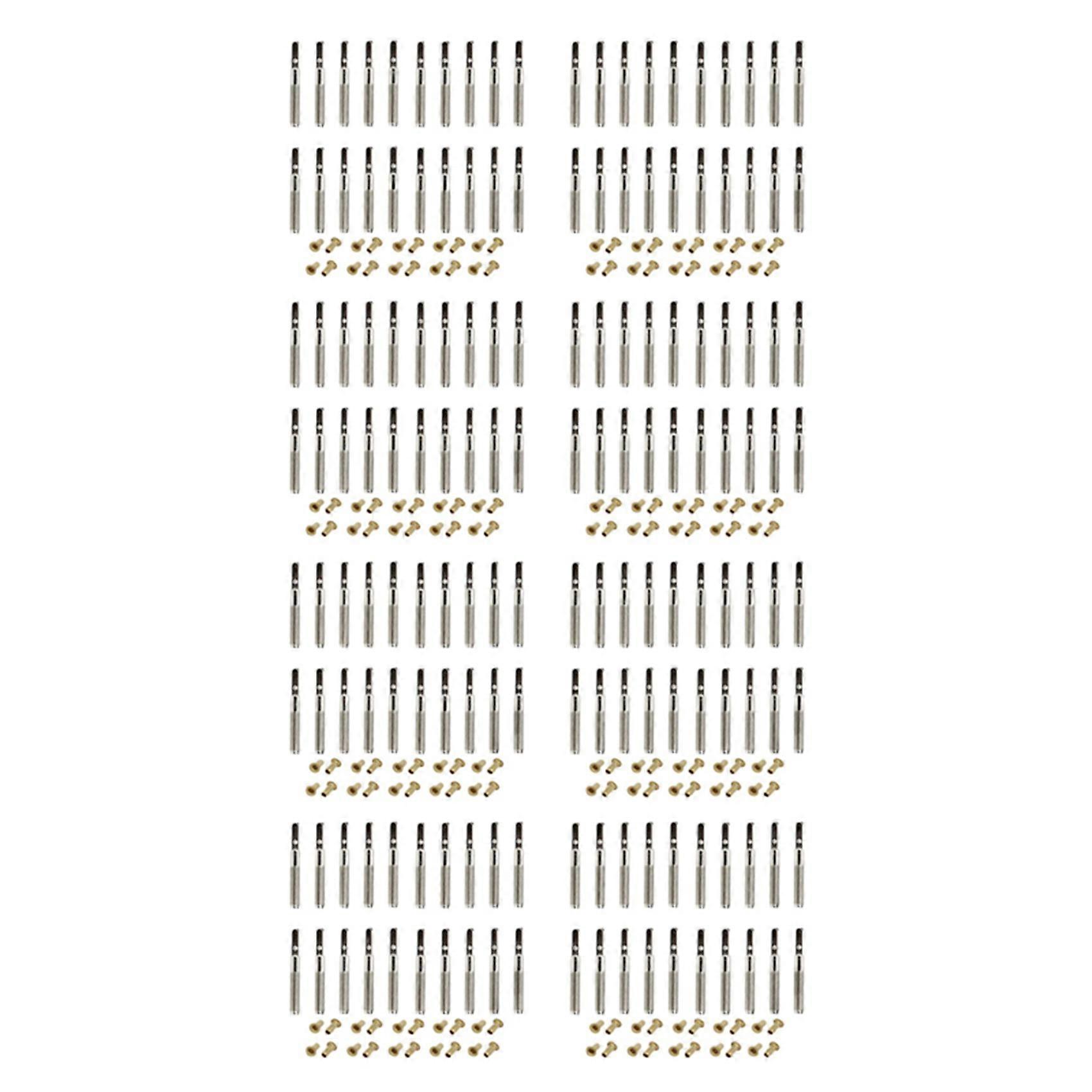 160 Pcs Lyre Harp Tuning Pin Nails with 160 Pcs Rivets Set for Lyre Harp Small Harp Musical Stringed Instrument