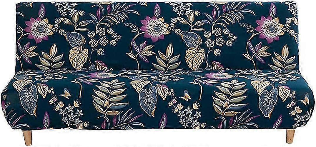 Sofa cover without armrests stretch 2 seater sofa cover foldable