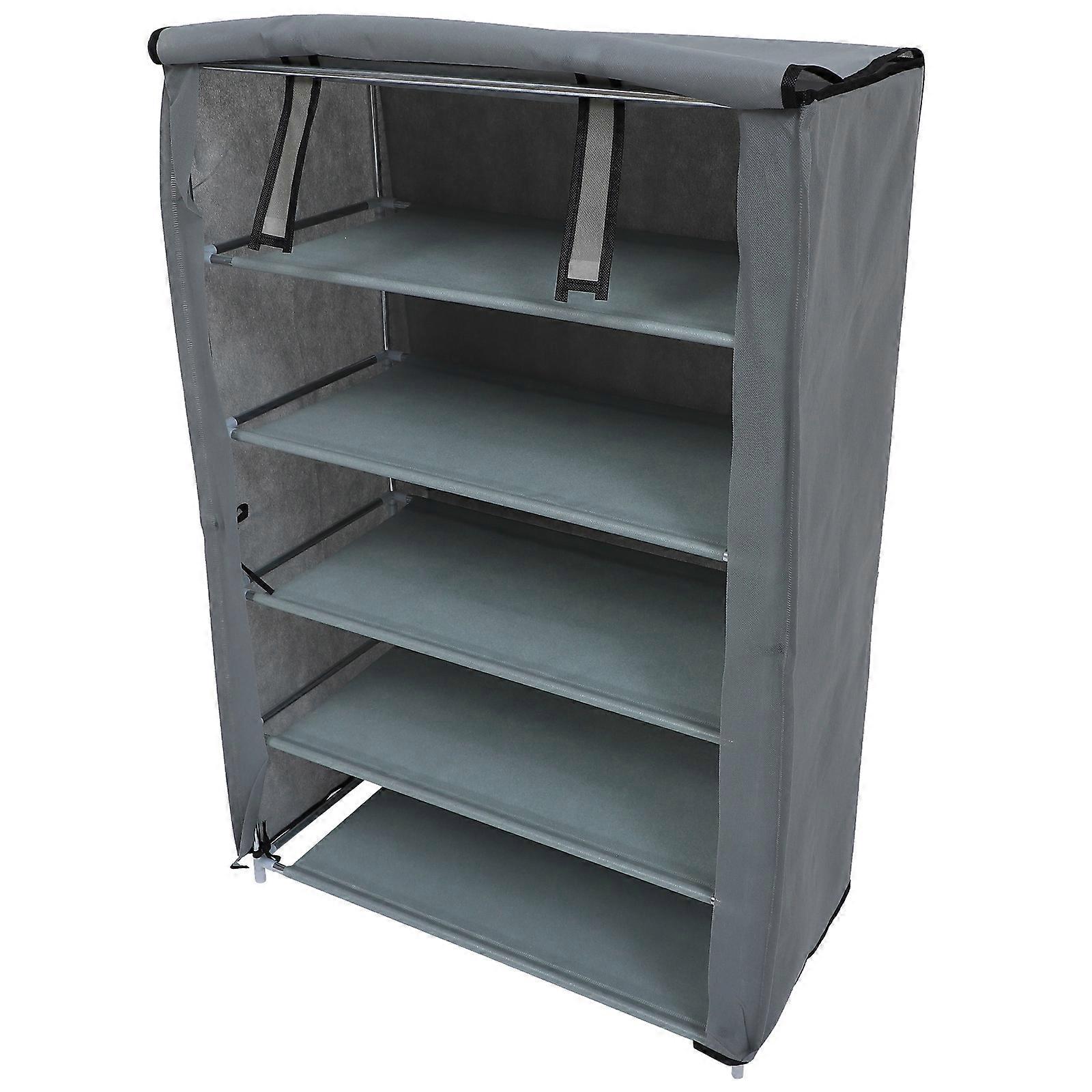 2Pcs Rectangular Shoe Rack Cabinet Shoe Storage Organizer Suitable For Garage Narrow Dormitory 90X60X30CM Space Saving Feature