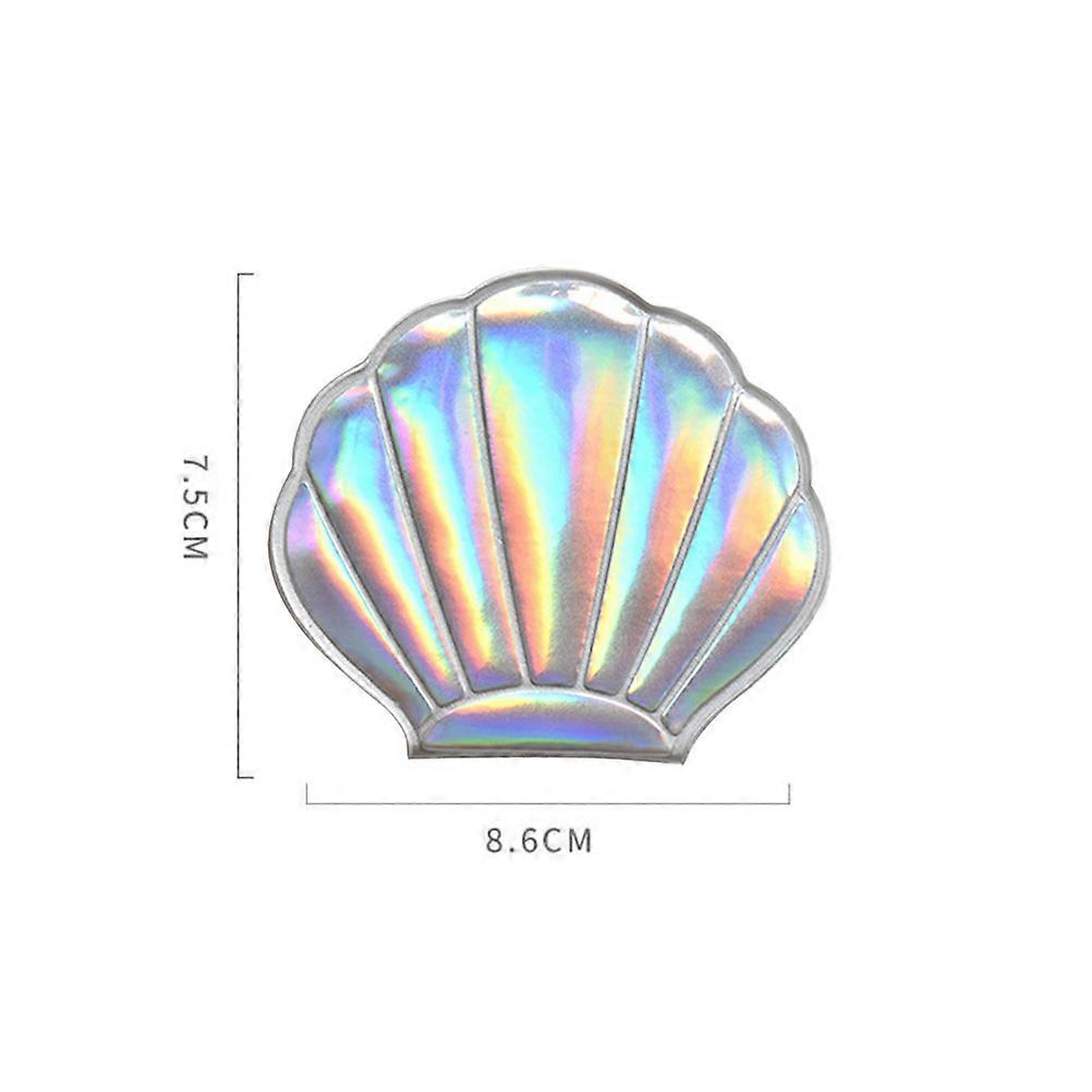 Makeup Mirror Double Sides Folding Shell Shape Mirror for Travel