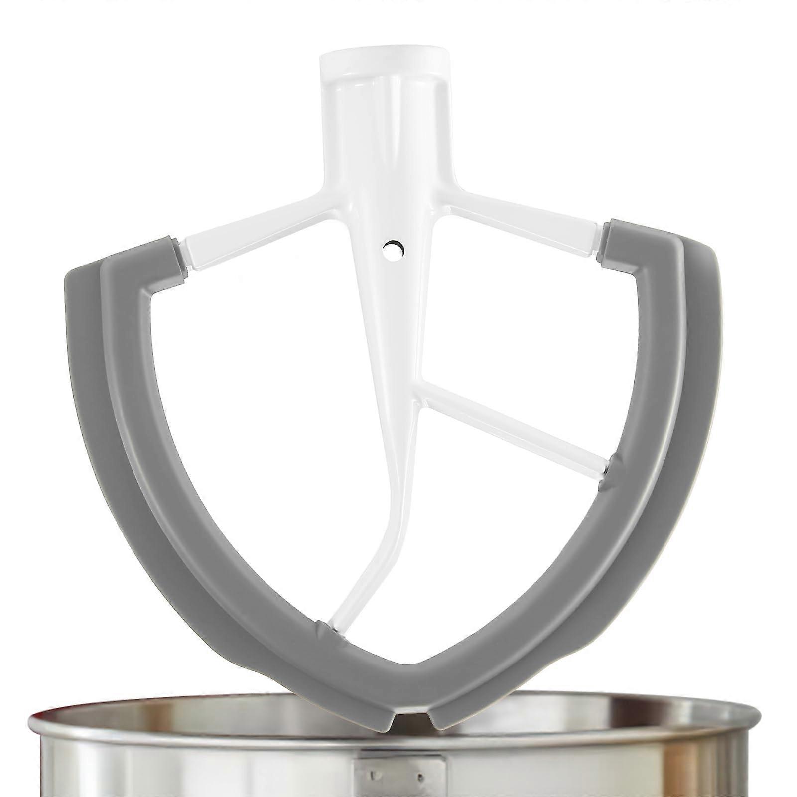 Flex Edge Beater for KitchenAid 6 Quart BowlLift Mixer Paddle with Silicone Scraper, Durable and Dishwasher Safe