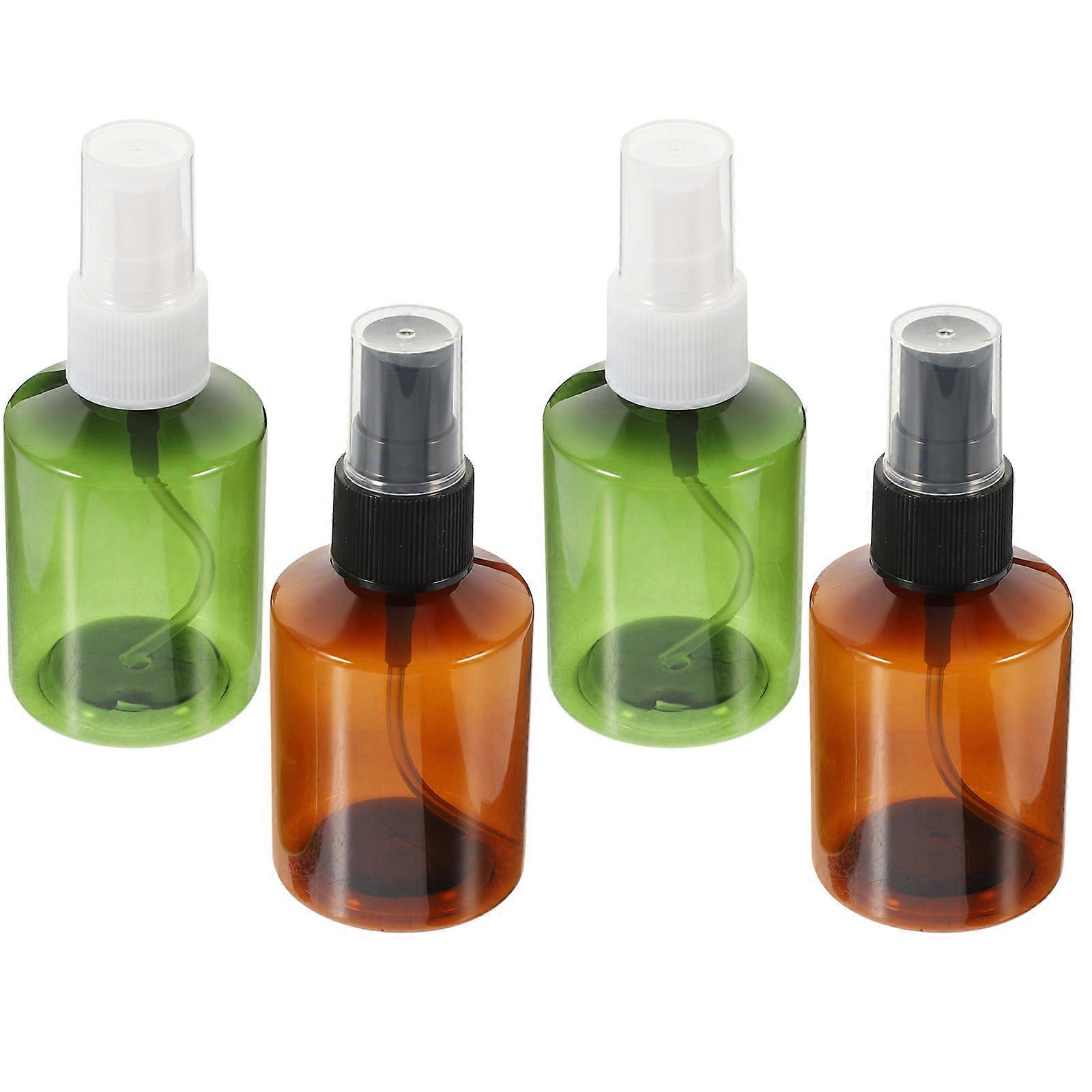 Empty Reusable Spray Bottle Pet Plastic Spray Bottles for Liquid 4Pcs