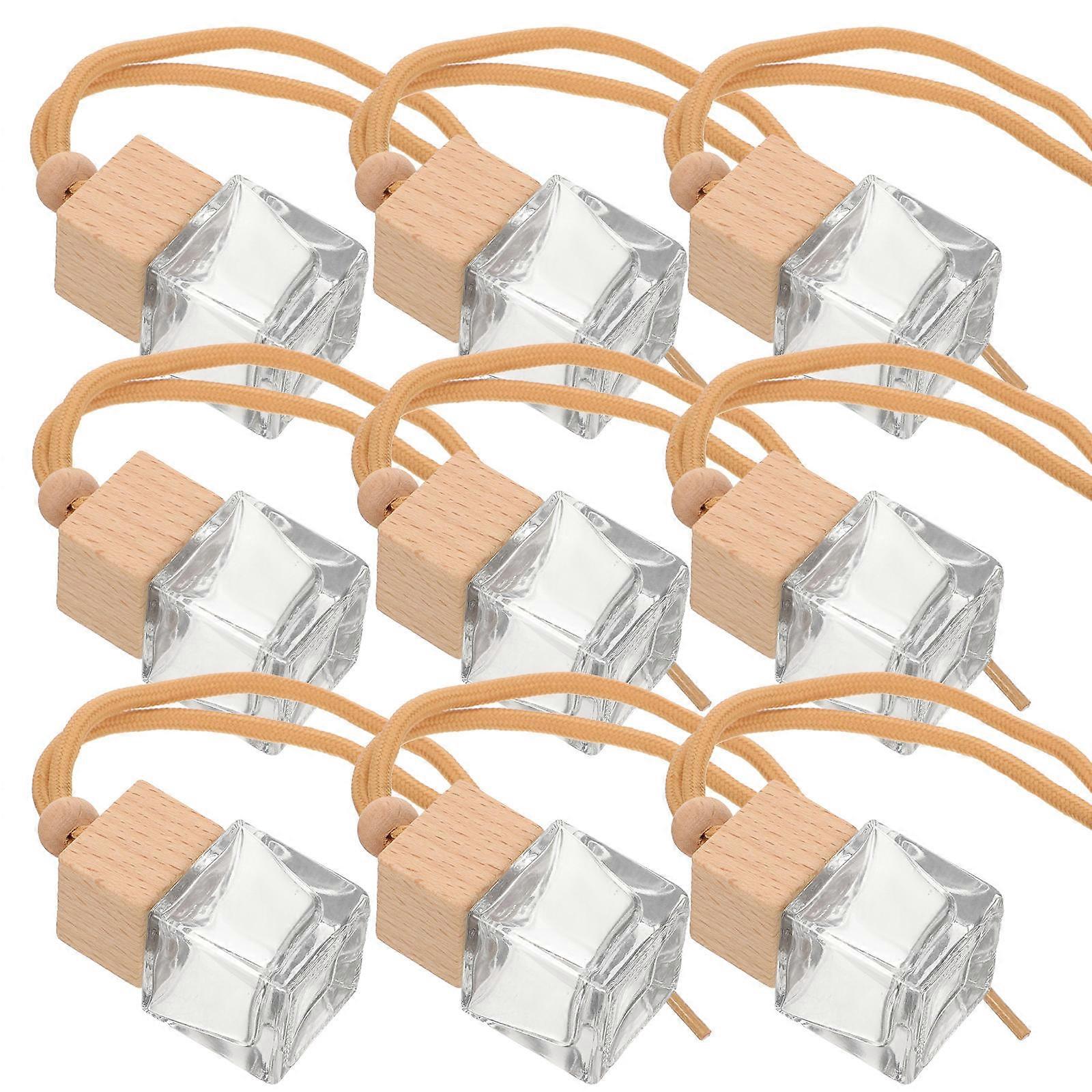 Glass Diffuser Bottles Perfume Bottle for Car Fragrance 10Pcs Pack