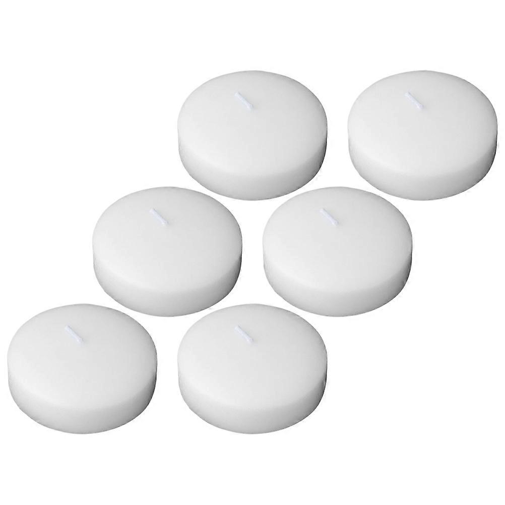 Wedding Floating Candles White Romantic Decor for 18Pcs Unscented Use