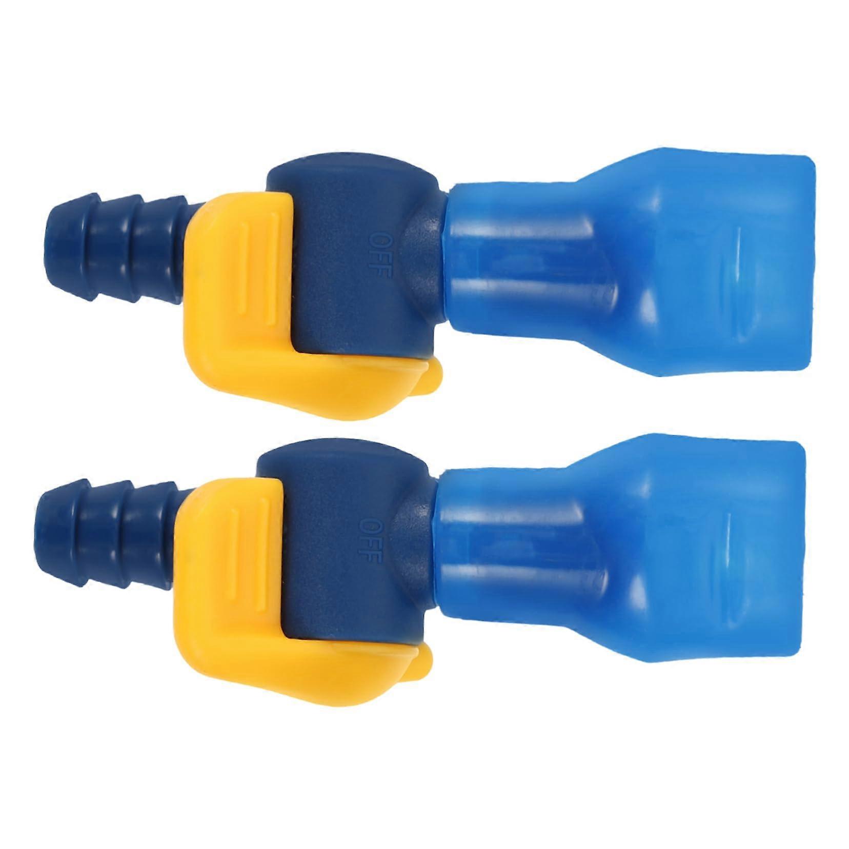 2pcs Hydration Bladder Connector with LeakProof Bite Valve Replacement for Outdoor Packs