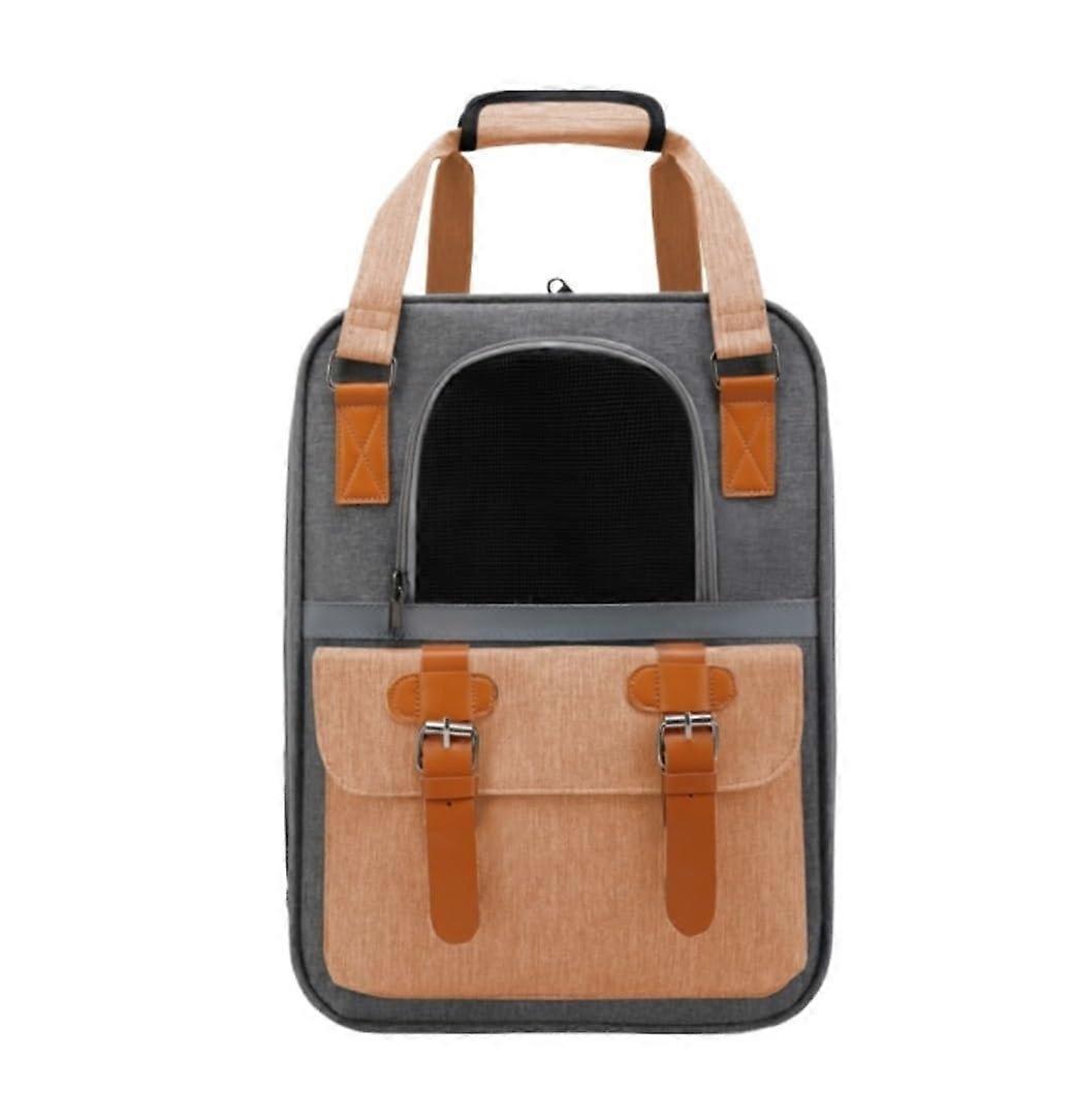 Pet Carrier Backpack with Large Capacity and Breathable Mesh for Small Medium Cats Dogs