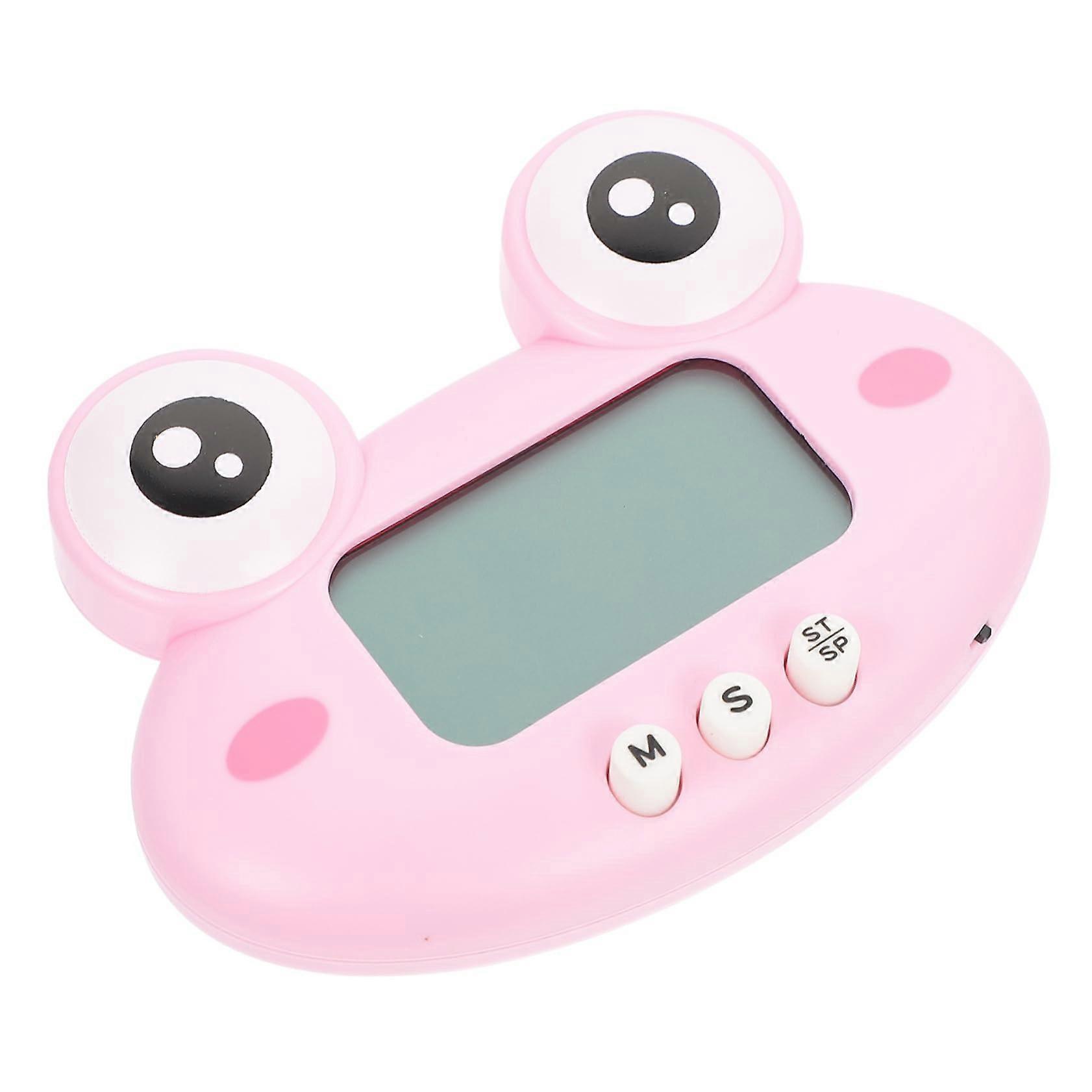 Cute Frog Digital Kitchen Timer with Magnetic Backing and Loud Alarm for Cooking and Baking