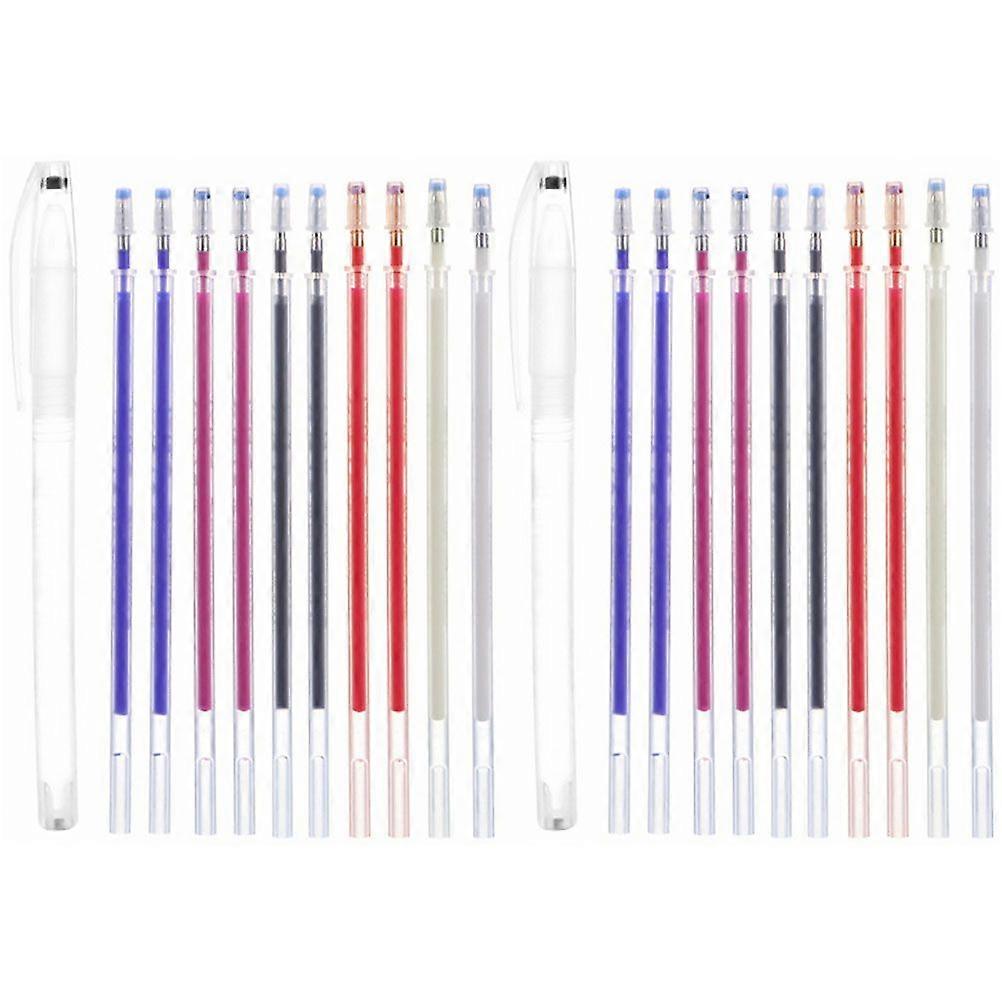 2 Sets Fabric Marker Pens Practical High Temperature Disappearing Marker Pens