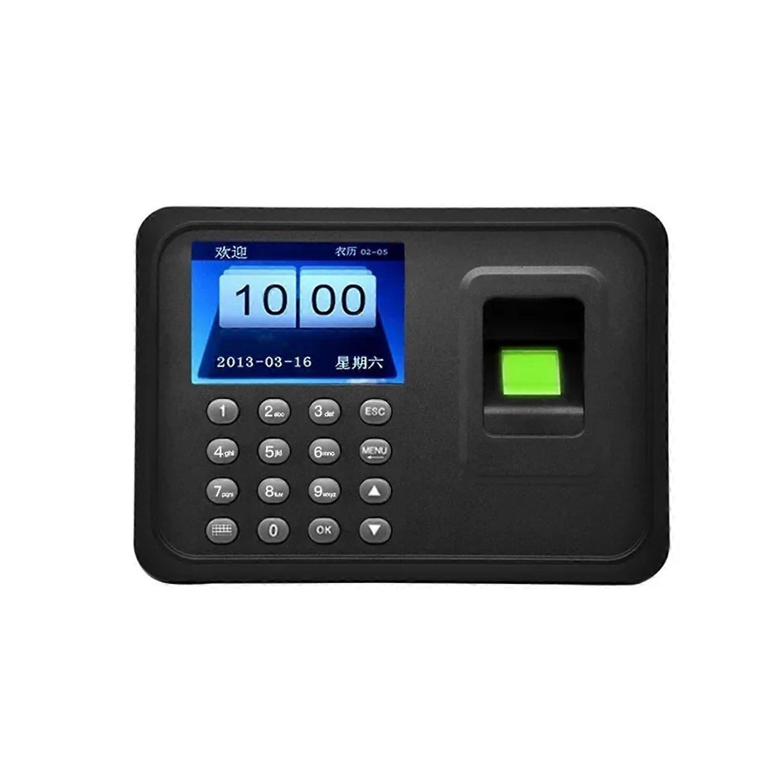 A6 Fingerprint Attendance Machine USB Biometric Time Clock with MultiLanguage and Access Control