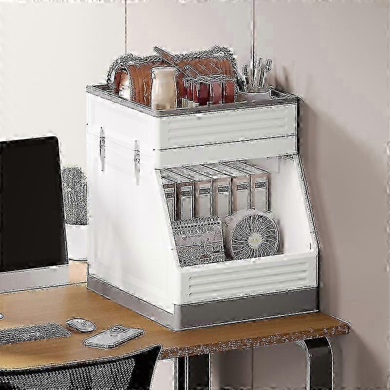 Foldable storage box plastic storage shelf Bookshelf Storage Rack