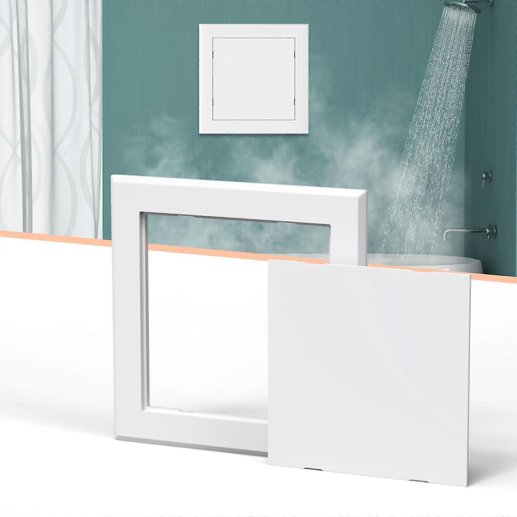 8x8 Self Adhesive Drywall Access Panel, Paintable Waterproof Plastic Wall Cover for Plumbing and Ceiling