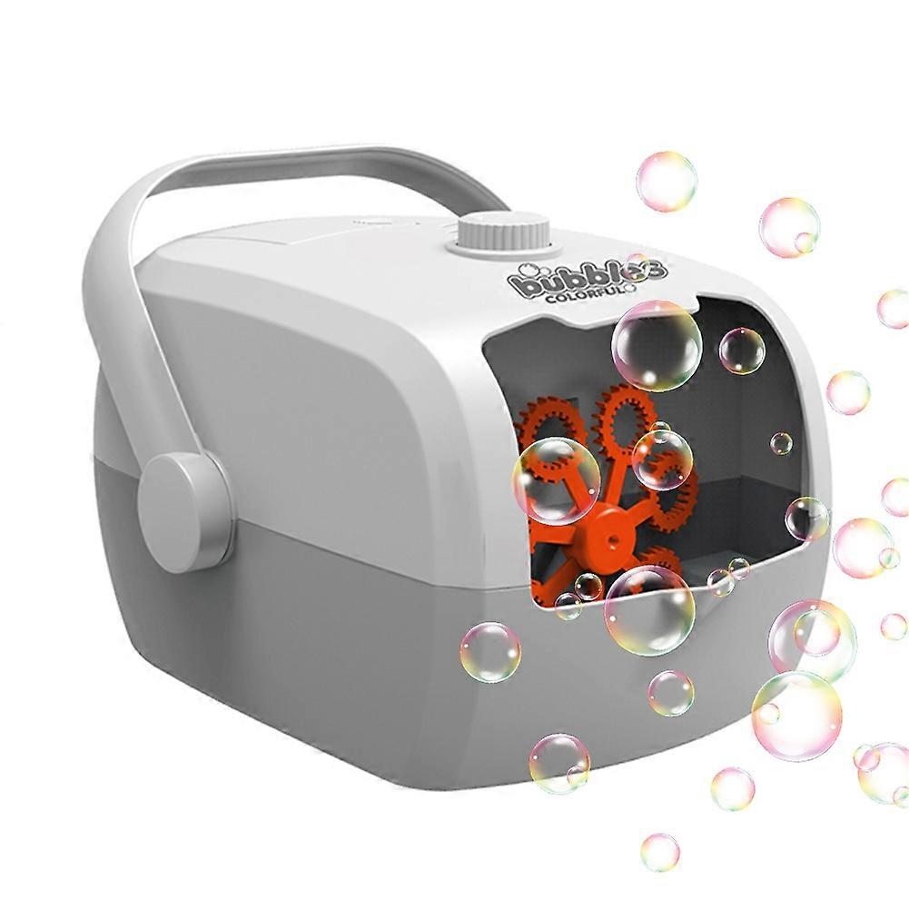 V08 Bubble Machine Automatic Bubble Blower Bubble Maker 3000+ Bubbles Per Minute Toddler Toy (Built-