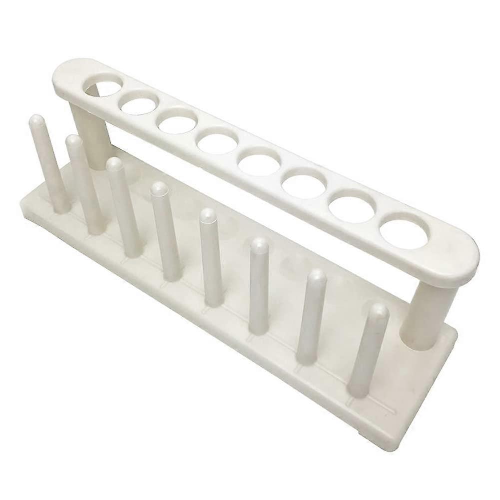 Plastic 8Well Test Tube Rack with Durable Thick Base for School Laboratory Experiments