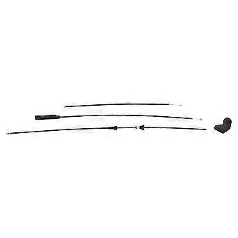3PCS Cavo Bowden di rilascio del cofano motore per E46 320I 323I 98-05