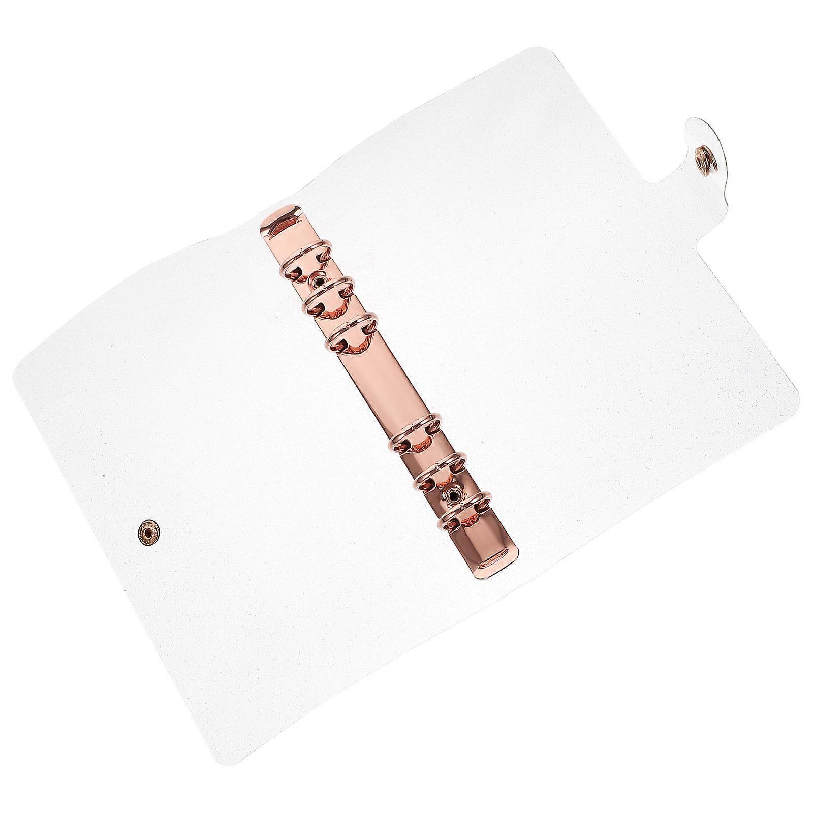 Notebook Planner Binder A5 Transparent Dustproof Diary Cover Students 2Pack