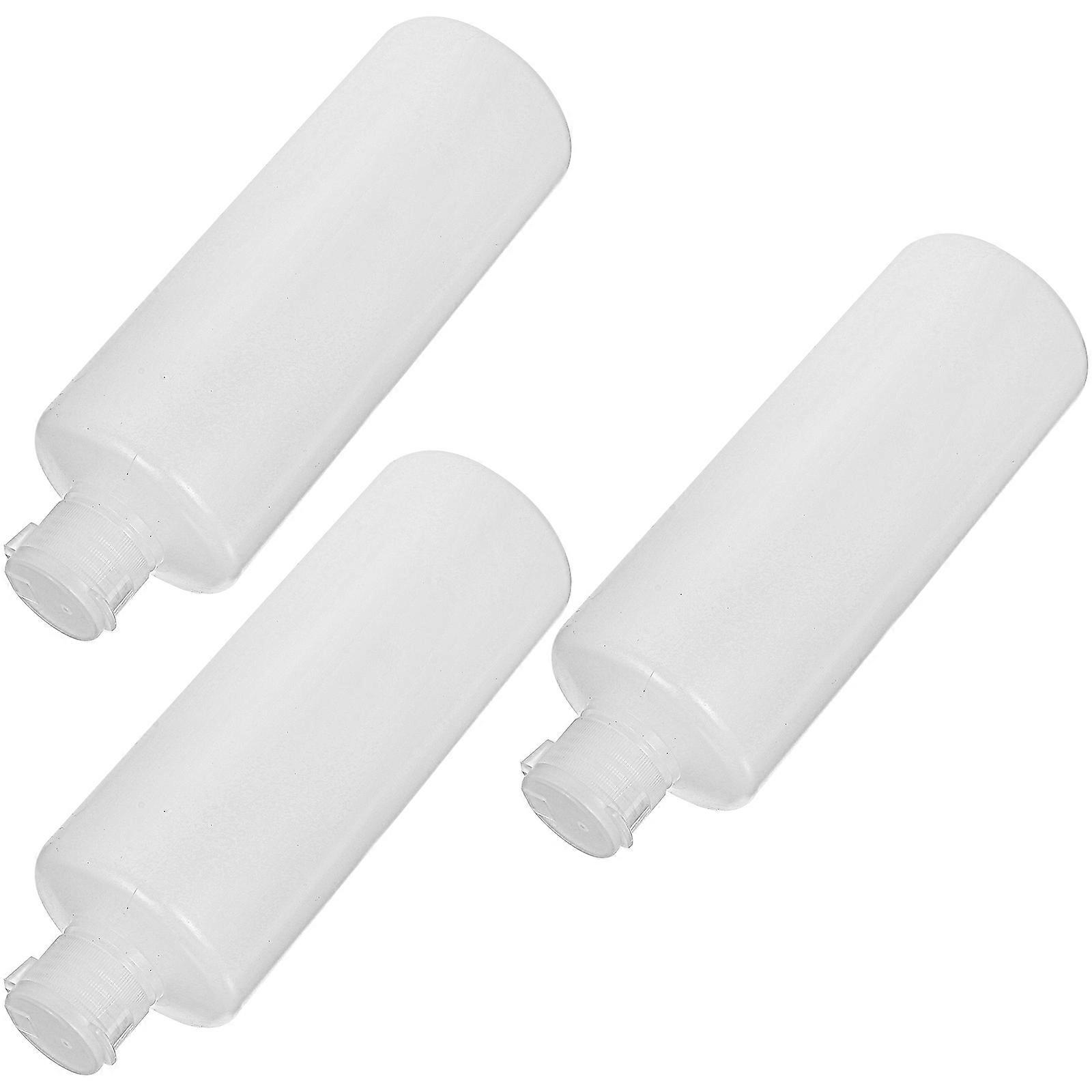 White Portable Travel Containers for Lotion Use 3Pcs Multi-Function Bottles