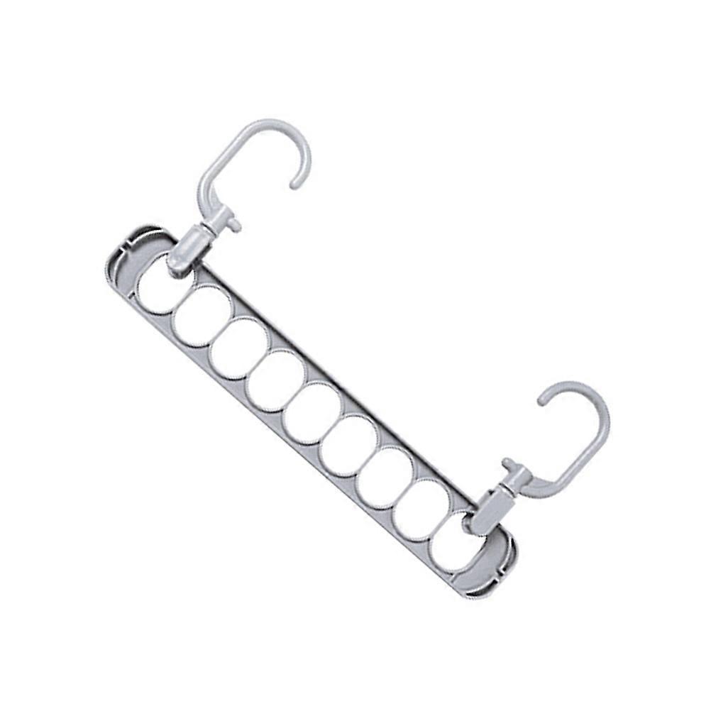 Multifunctional Clothes Hangers Organizer for Storage Use 5Pcs Grey Rack