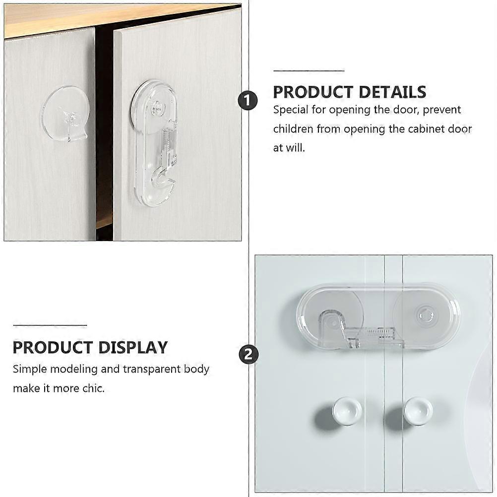 Refrigerator Locks Cabinet Door Locks for Protection Use 5Pcs Pack