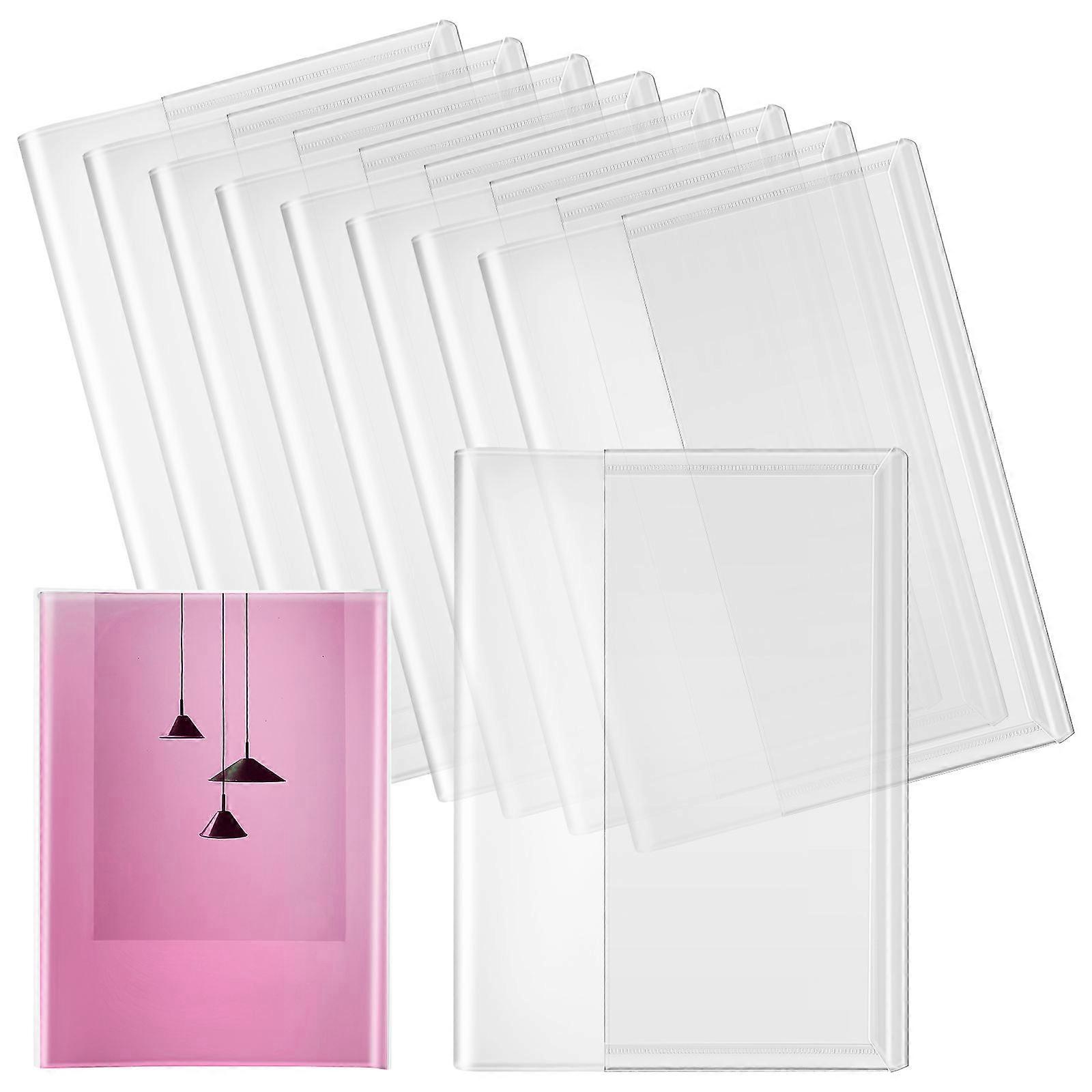 Transparent Book Cover Protector 20Pcs Waterproof Book Covers for Students