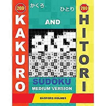 200 Kakuro- ja 200 Hitori-sudokua. Keskikokoinen versio: 9x9 + 11x11 + 14x14 + 15x15 Kakuro-sudoku- ja 9x9 + 11x11 + 14x14 + 15x15 Hitori-sudoku-pulmapelit. Hol