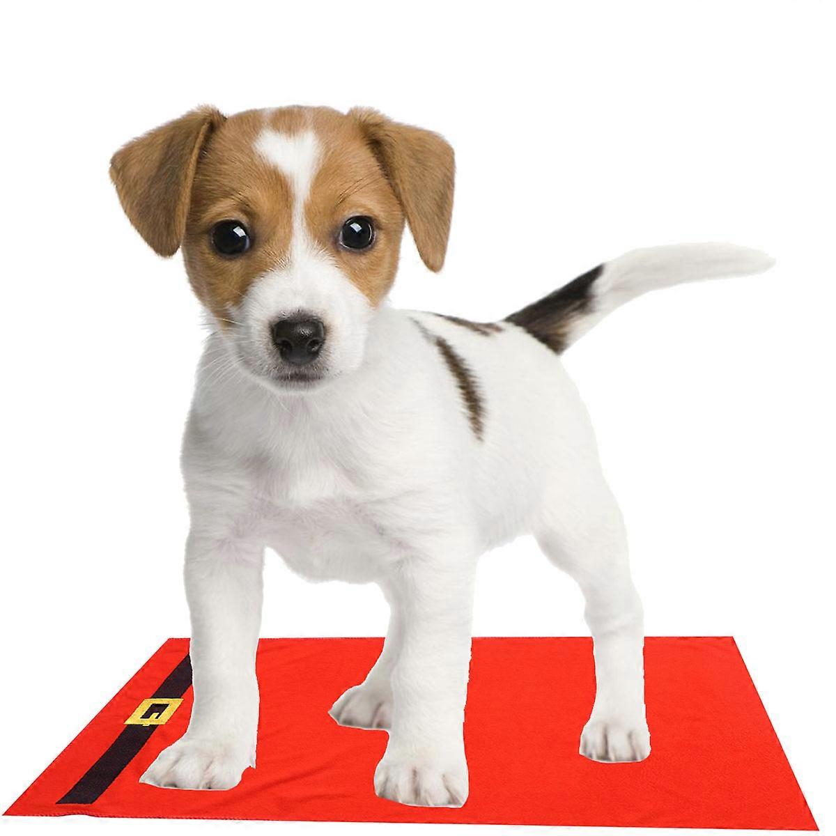 Santa Claus Pets Blanket Warm Blanket for Pets 6Pcs Christmas Pattern