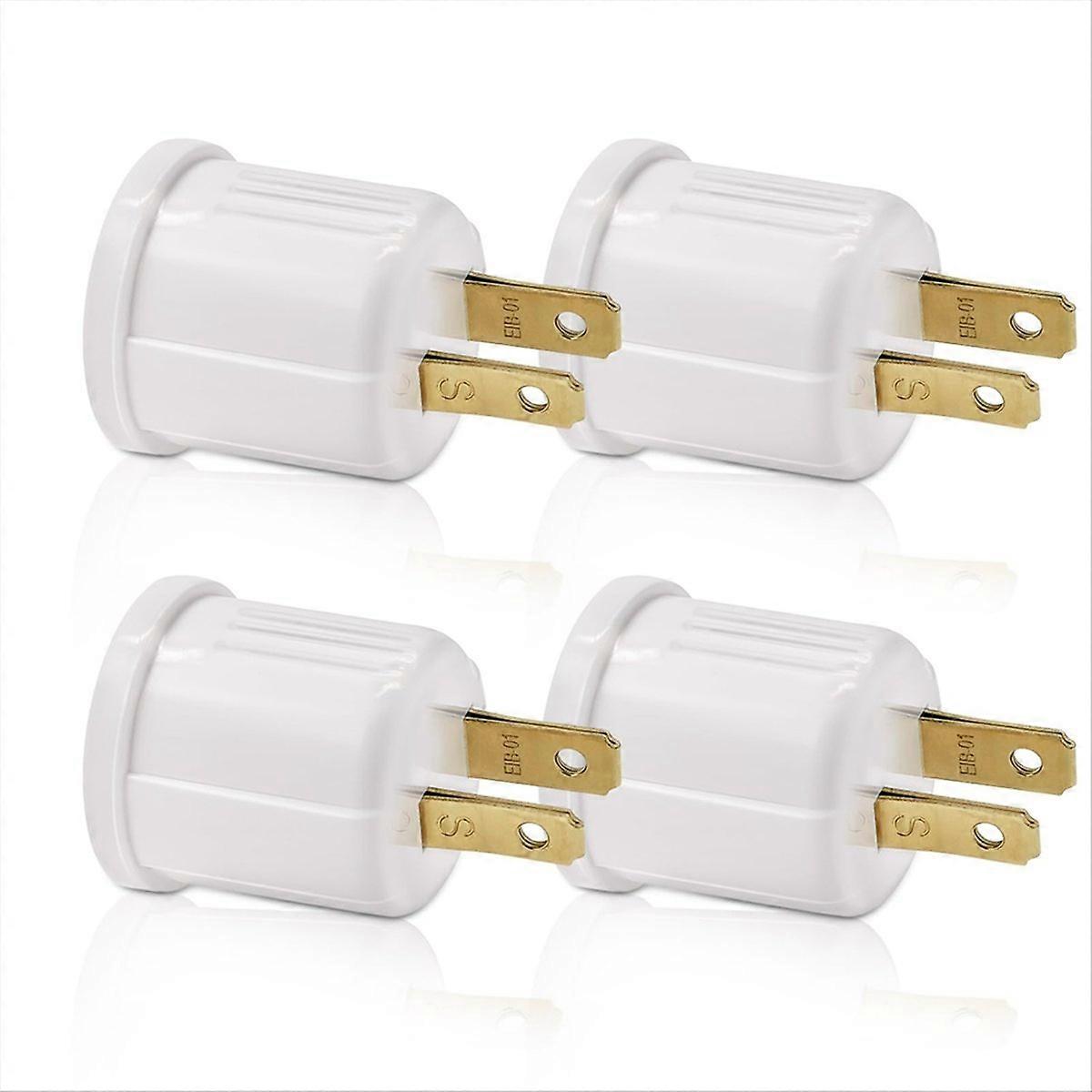 Outlet to Socket Adapter,Convert Outlet to Light Bulb Socket, US PLUG