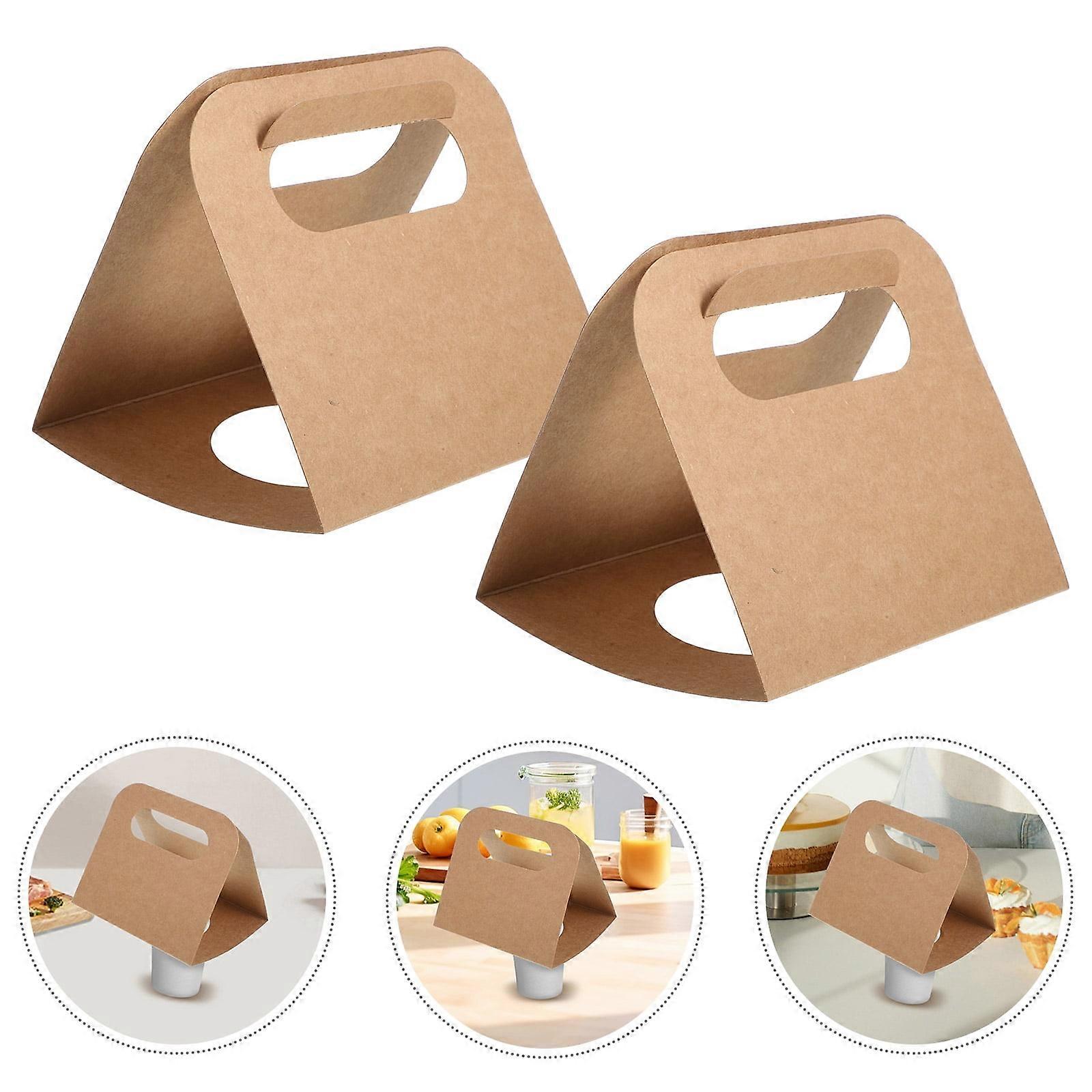Cup Holder Coffee Paper 10Pcs 6.0*5.1*4.9In