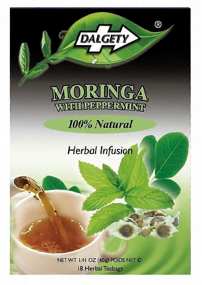 Dalgety Teas Moringa Peppermint 18 Teabags - 2 Pack