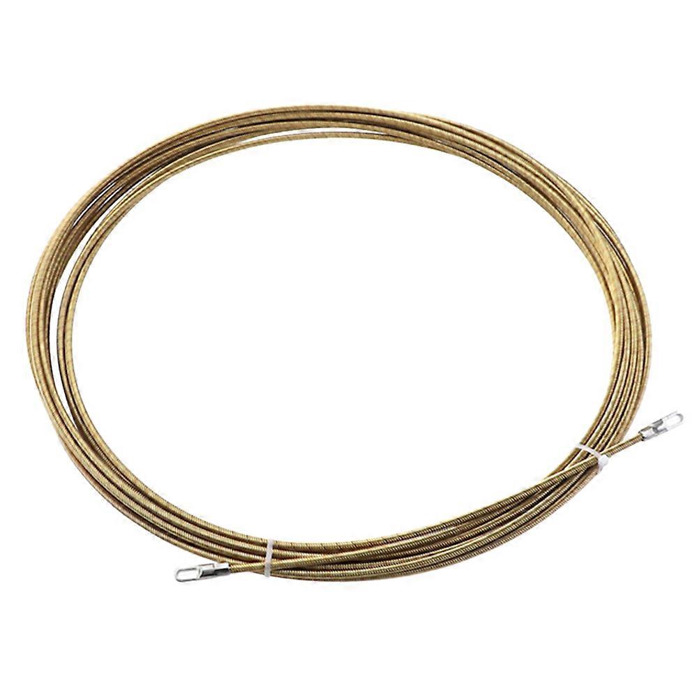 Dark Groove Wire Puller Electrical Threader for Cable 5M Sturdy Golden