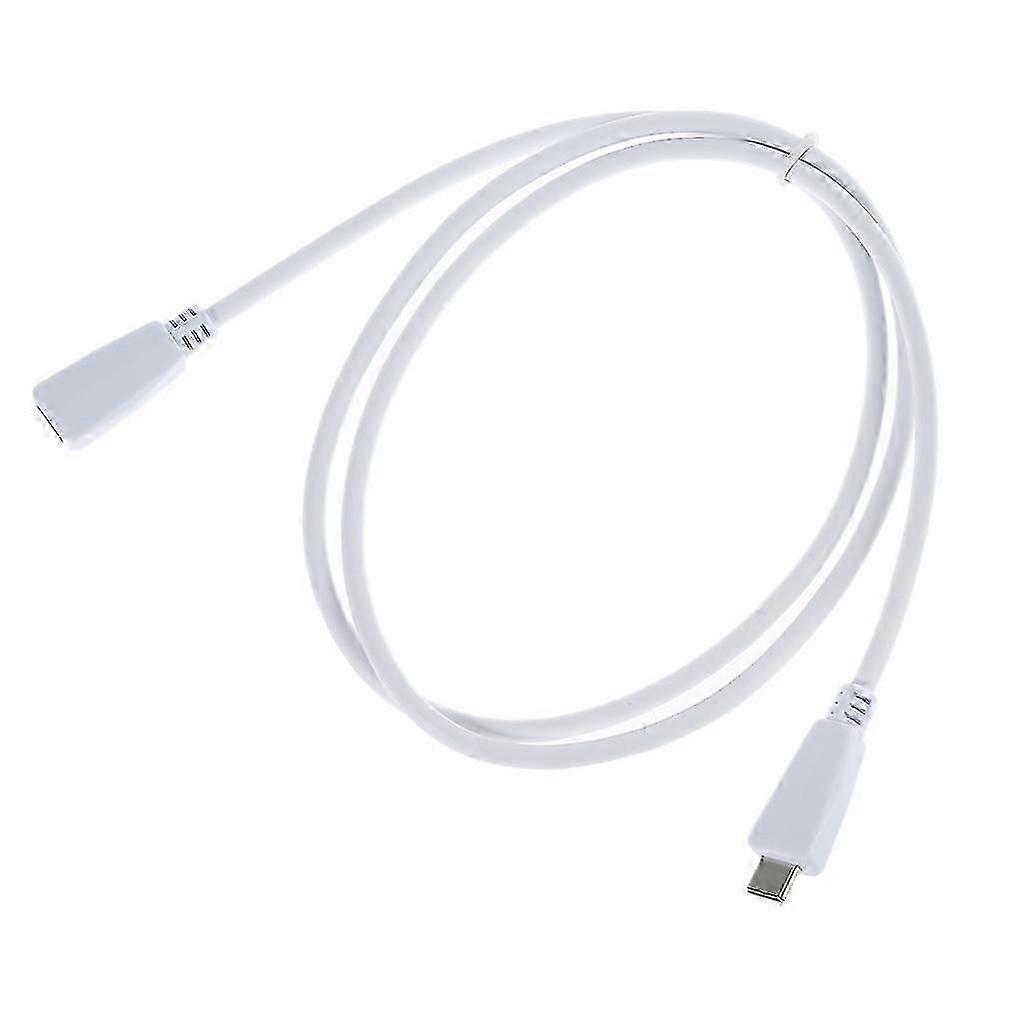 USB Type-C Extension Cable 5A 20V, 1/2/3m Length, Fast Charging & Data Transfer