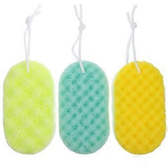 Body Sponge Bathing Sponge for Skin Soothing 3Pcs Bath Scrubbers