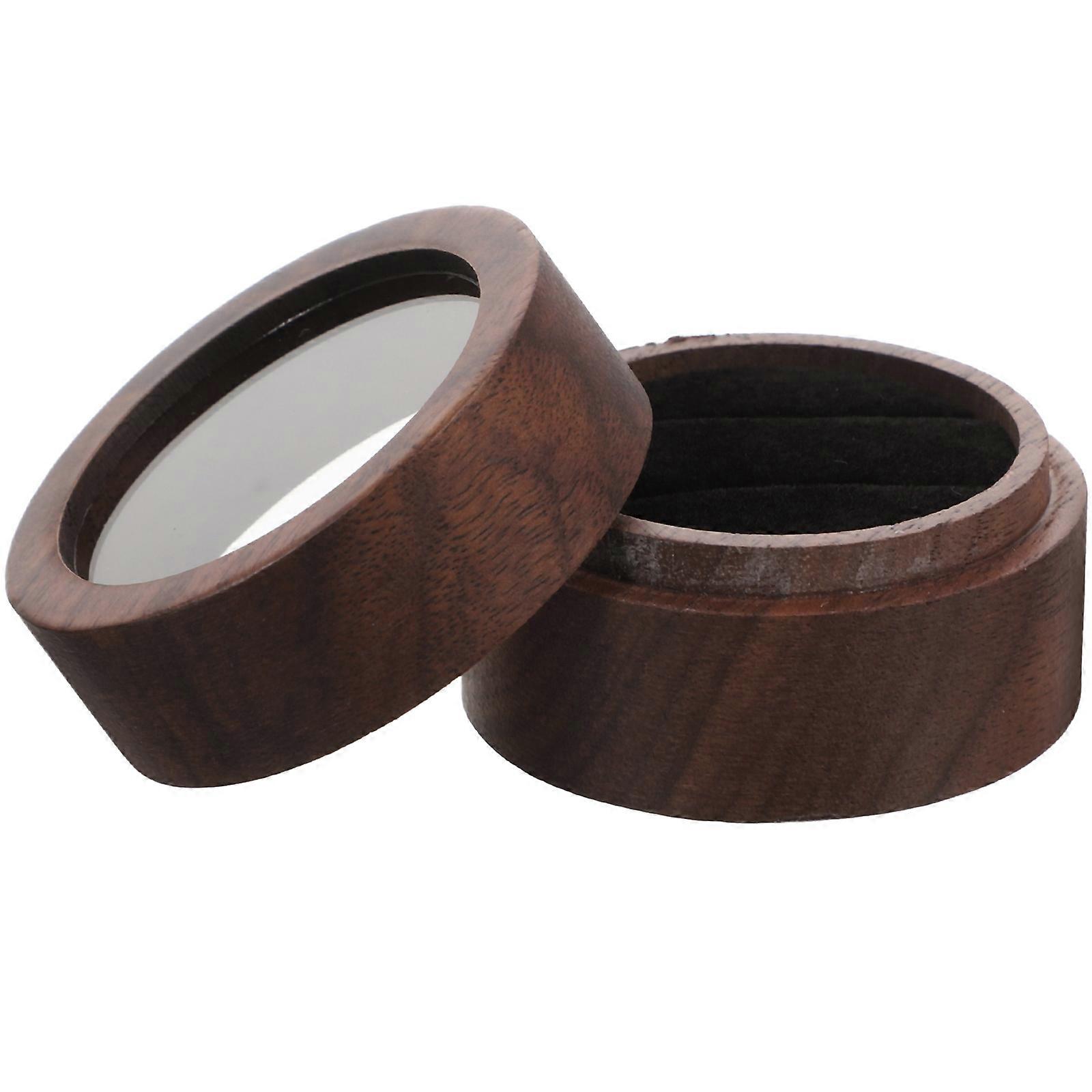 High-End Ring Storage Box for Engagement Proposal Round Ring
