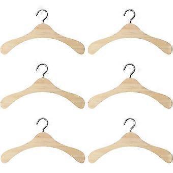 Conjunto de 10 Cabides de Madeira para Bonecas, Acessórios para Bonecas, Cabides de Madeira para Bonecas BJD 1/3, x