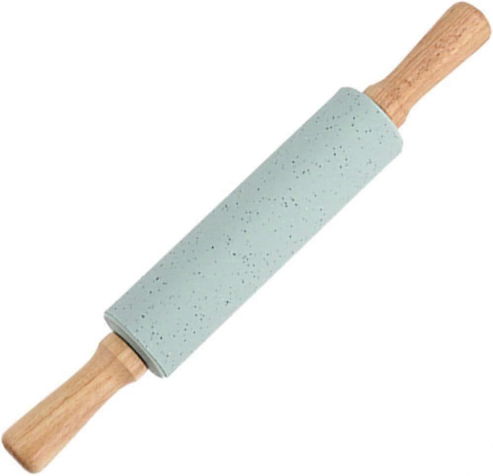Preparation Practical Silicone Dumpling Rolling Kitchen Handle Roller