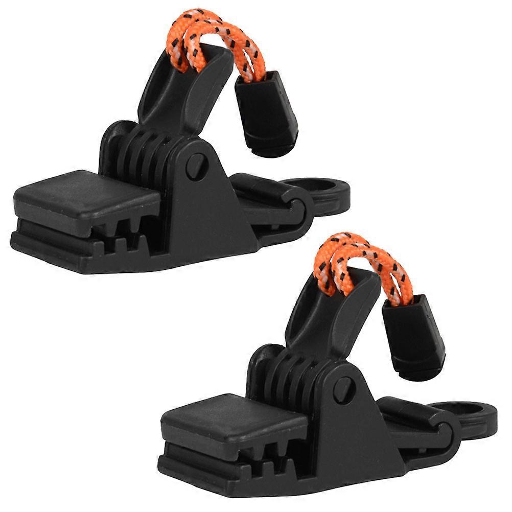 Convenient Tent Clips for Camping Featuring 6Pcs Windproof Fasteners