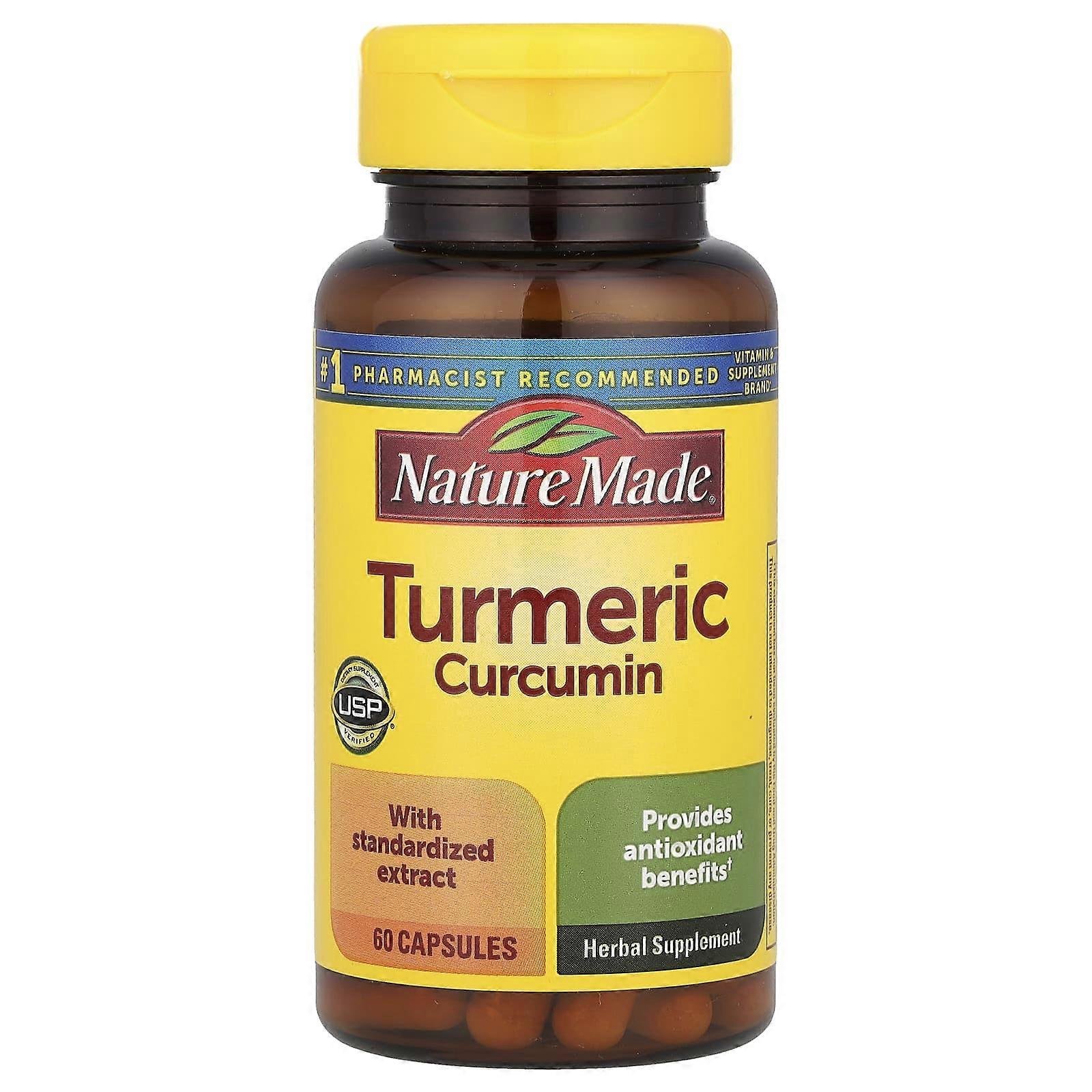 Nature Made, Turmeric Curcumin, 60 Capsules, 2-Pack