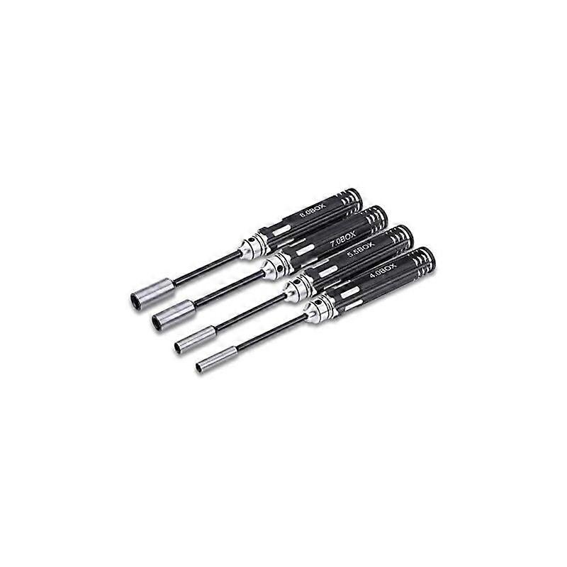 4PCS Hex Socket Nut Drivers, Hex Shank Leg Bit Hex Socket Driver Model for RC Car