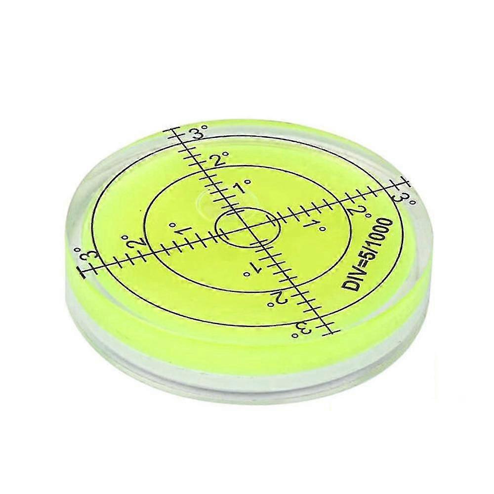 Universal Circular Bubble Level with Scale  Measuring Tool & Accessories