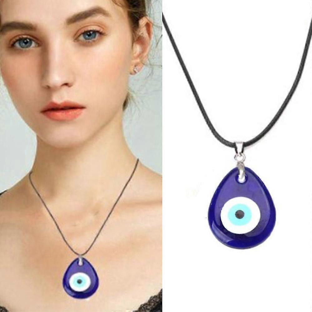 Blue Devil's Eye Necklace Accessories Gift