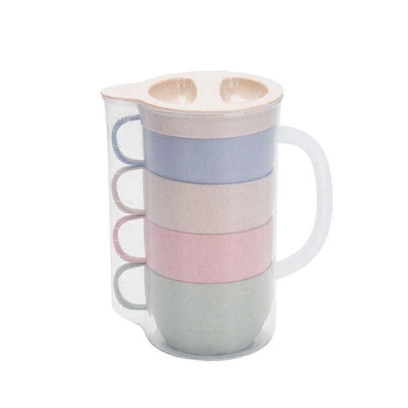 Wheat Straw + Pp Kettle Kit For Drinking Use