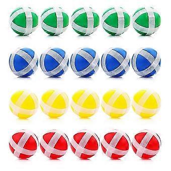 20 Pcs Hook And Loop Balls, Kids Darts Game Balls 1.3inch