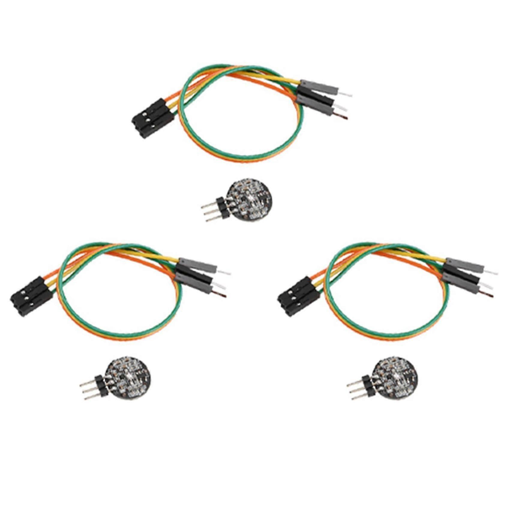 2X Pulse Sensor Heart Rate Sensor Heart Beat PulseSensor suitable for ,Black&Red